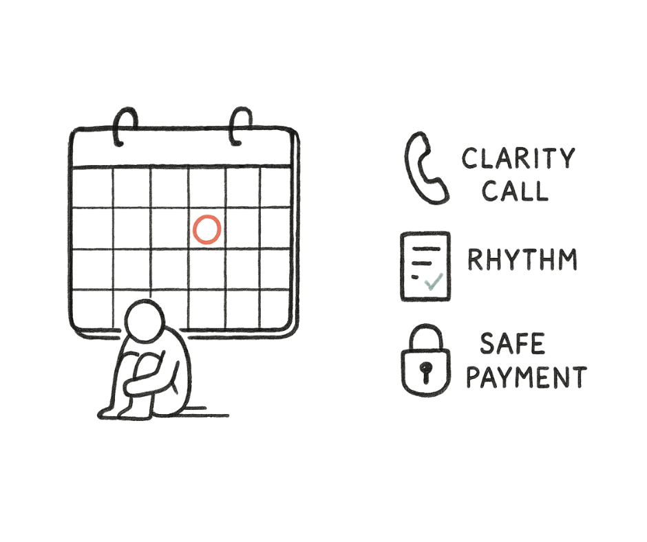 Calendar with day circled