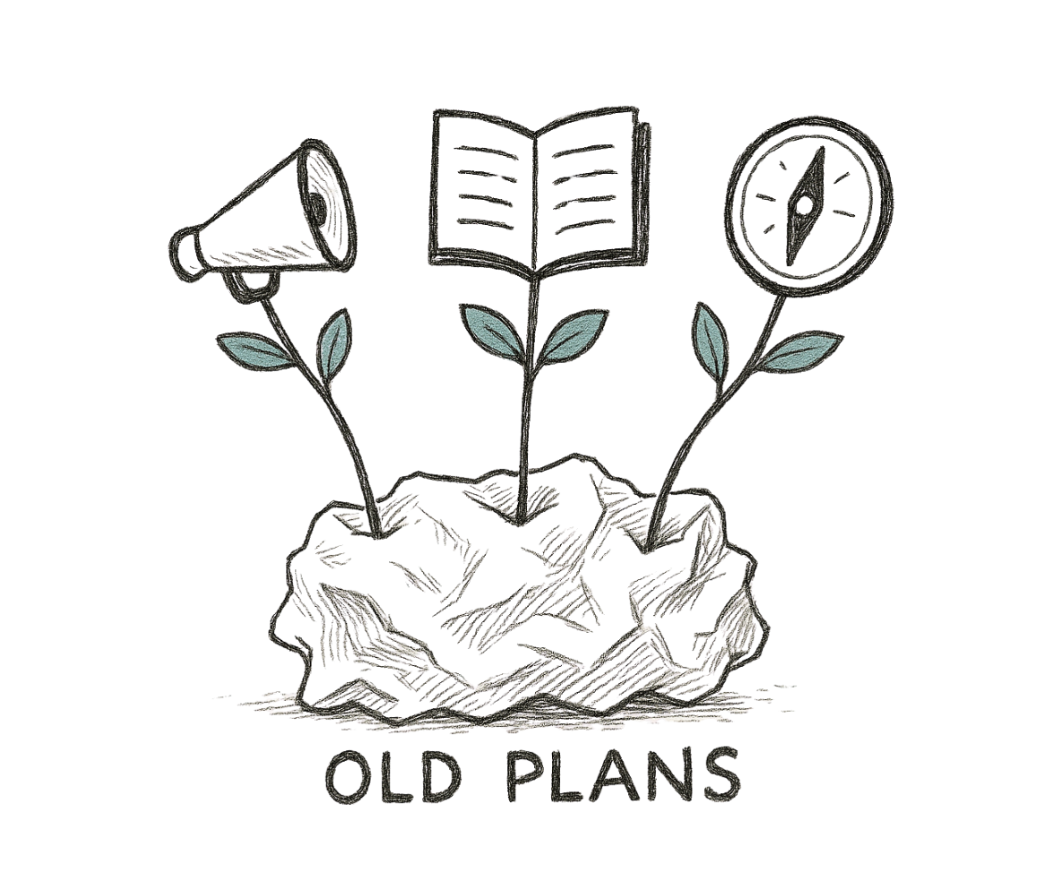 Hand-drawn growth sprout illustration